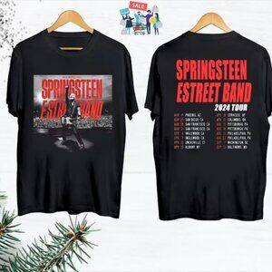 Bruce Springsteen And E Street 2024 Tour Graphic Band T-Shirt Vintage Rock Co 93